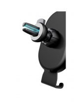 Wireless Charger Mobile holder For car compatible All mobile phones charge wireless - PL130 - Black - Image 6