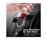 Wireless Charger Mobile holder For car compatible All mobile phones charge wireless - PL130 - Black - Image 3