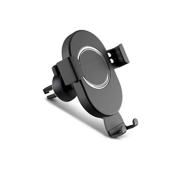Wireless Charger Mobile holder For car compatible All mobile phones charge wireless - PL130 - Black