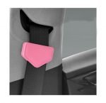 Magnetic stopper for car seat belt to install the belt as desired for all cars - TR100 - Pink