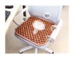 Antiperspirant seat nostalgia 45 X45 cm embroidered wood seat for car chair, home or office - C-WR05 - Brown - Image 7