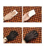 Antiperspirant seat nostalgia 45 X45 cm embroidered wood seat for car chair, home or office - C-WR05 - Brown - Image 2