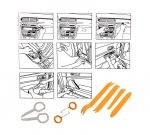 Removal tool 12 pieces set of Professional Vehicle Dashboard and Audio Dismantle - HF-007 - Image 5
