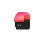 Car Console & Leather armrest two levels for storing things and 4 USB ports & Cup Holder , background, different levels of hand rest while driving, for all cars - CON-02 - Black & Red - Image 3