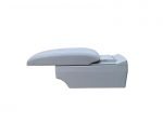 Car Console & Leather armrest two levels for storing things and 4 USB ports & Cup Holder , background, different levels of hand rest while driving, for all cars - CON-03 - Gray - Image 9