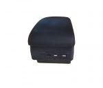 Car Console & Leather armrest two levels for storing things and 4 USB ports & Cup Holder , background, different levels of hand rest while driving, for all cars - CON-03 - Black - Image 5