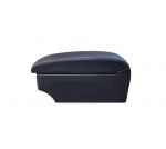 Car Console & Leather armrest two levels for storing things and 4 USB ports & Cup Holder , background, different levels of hand rest while driving, for all cars - CON-03 - Black - Image 6