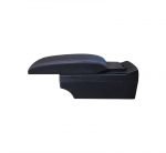 Car Console & Leather armrest two levels for storing things and 4 USB ports & Cup Holder , background, different levels of hand rest while driving, for all cars - CON-03 - Black - Image 7