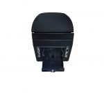 Car Console & Leather armrest two levels for storing things and 4 USB ports & Cup Holder , background, different levels of hand rest while driving, for all cars - CON-03 - Black - Image 9