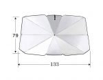 Car Sun Block completely prevents sun rays, size 133 * 79 cm For all Cars - PT500 - Image 9