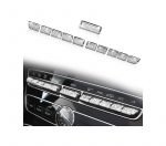 Air conditioning control buttons cover For Mercedes C 2015-2018 ( 11 Pieces ) - Image 2