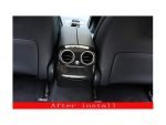 Rear air conditioner vents frame For Mercedes New C Class 2016-2019 ( 2 Pieces ) / Carbon Color - Image 4