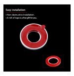 Cover Lock car door For Mercedes C 2019-2020 ( 4 Pieces) / Silver Color - Image 4