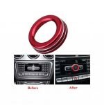 Cover Cassette volume level For Mercedes C 2008-2014 / Red Color - Image 4