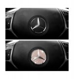 ⁦اكسسوار لتزين شعار الدركسيون مناسب لسيارات مرسيدس  New E Class 2016-2019 / لون روز جولد⁩ - الصورة ⁦4⁩