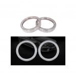 Cover Air conditioning control button For Mercedes  GLE 2015-2017 Large ( 2 Pieces )  /  Silver Color