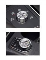 Cover Multimedia button decoration For Mercedes C 2008-2014 / Silver Color - Image 4