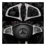 Steering wheel control buttons frame For Mercedes A Class 2013-2018 ( 2 Pieces )