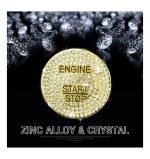 Engine start button cover For Mercedes GLA 2016-2019 /  Gold Color