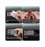 Dashboard drawer handle Cover For Mercedes C 2019-2020 / Silver Color - Image 6