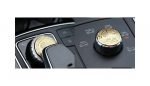 Cover Multimedia button decoration For Mercedes C 2008-2014 / Gold Color - Image 3