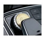 Cover Multimedia button decoration For Mercedes C 2008-2014 / Gold Color