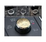 Cover Multimedia button decoration For Mercedes C 2008-2014 / Gold Color - Image 4