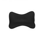 Car Leather Head and Neck Support Set of 2 Pieces - AM-06 - Black - Image 7