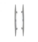 Car Windshield Wiper Spoiler, Two Pieces - yi-50 - Silver