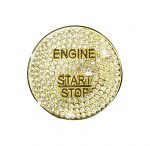 Engine start button cover For Mercedes GLA 2016-2019 /  Gold Color - Image 3
