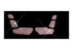 Cover car seat control buttons For Mercedes C 2008-2014 ( 6 Pieces ) / Rose Gold Color - Image 5
