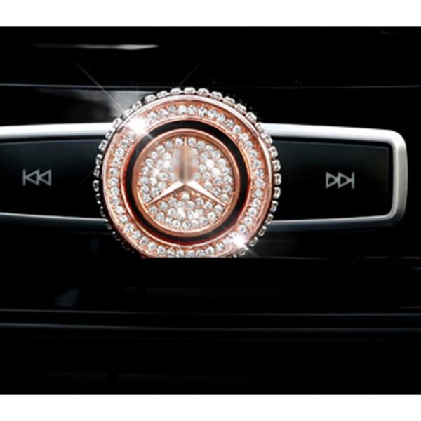 Cover Cassette volume level For Mercedes C 2008-2014 / Rose Gold Color