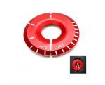 Car key frame For Mercedes C 2008-2014 / Red Color - Image 5