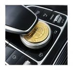Cover Multimedia button decoration For Mercedes C 2008-2014 / Gold Color - Image 6