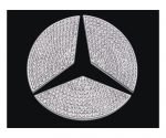 Accessory to decorate the rear Mercedes logo For Mercedes A 2019-2020 - Image 5