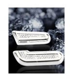 Cover car seat control buttons For Mercedes A 2019-2020 ( 4 Pieces ) / Silver Color - Image 3