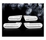 Cover car seat control buttons For Mercedes A 2019-2020 ( 4 Pieces ) / Silver Color - Image 5