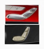 Cover car seat control buttons For Mercedes E 2016-2019 ( 6 Pieces ) / Gold Color - Image 2