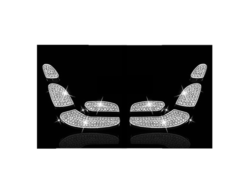 WeChat-Screenshot_20211216175511 Cover car seat control buttons For Mercedes E 2019-2020 ( 8 Pieces ) / Silver Color - Image 1