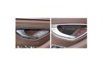 ⁦مجموعة غطاء مقبض باب السيارة من الداخل لمرسيدس  New C Class & E Class 2016-2019  / لون اسود  ( 4 قطع )⁩ - الصورة ⁦3⁩