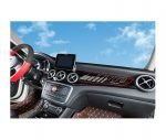 ⁦غطاء تزيين تابلوه السيارة متوافق مع سيارات مرسيدس GLA - CLA - A-class - B-class من موديل 2016 الى 2019 - لون كاربون في خط احمر⁩ - الصورة ⁦2⁩