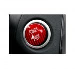 Engine start button cover For Mercedes GLA 2016-2019 /  Red Carbon Color - Image 3