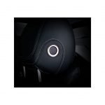 Cover for the headrest control button For Mercedes New E Class 2016-2019 ( 2 Pieces )  / Silver Color
