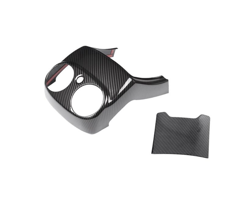 WeChat-Screenshot_20211227153737 Rear air conditioner vents frame For Mercedes New C Class 2016-2019 ( 2 Pieces ) / Carbon Color - Image 1