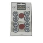 Car Door Protection 8 Pieces Bumper anti-shock and scratches for all Cars - 6120 - Gray