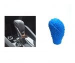 Silicone car steering wheel cover - CR-100 - Blue - Image 2