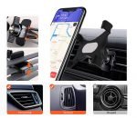 Mobile holder For car installed on the air conditioning slot - B14 - Silver - Image 5
