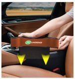 Car Seat Side Organizer and Cup Holder Multifunctional 2 Piece for Land Rover - CSB - Brown - Image 2