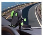Car Dashboard Mount Mobile Holder and Phone number holder for easy access to you -  BY-YBJ01 / Green Color - Image 4