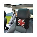 Car Leather Head and Neck Support Set of 2 Pieces - CFSJ-0 - England Flag - Image 7